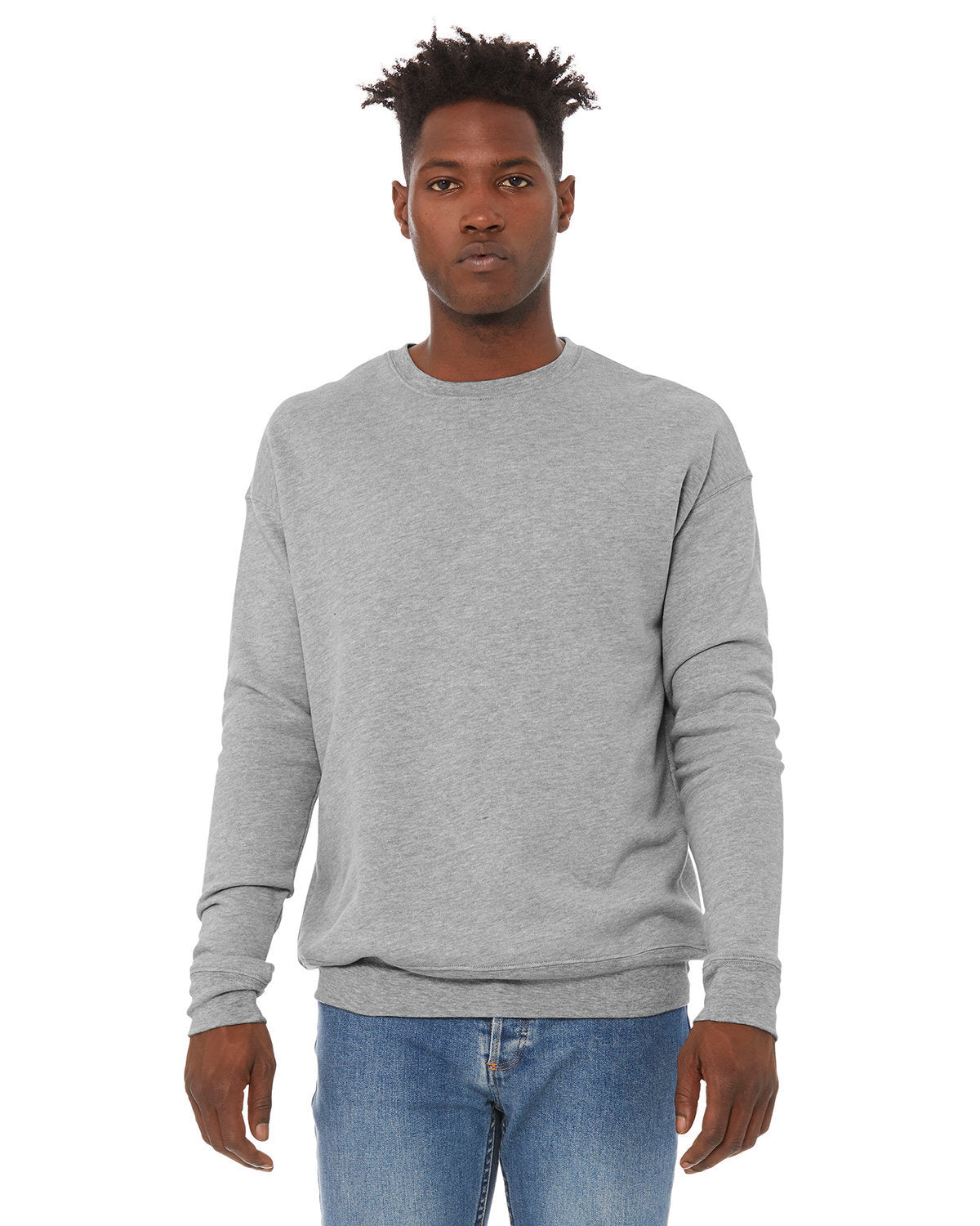 Bella+Canvas® Unisex Sponge Fleece Drop Shoulder Crewneck Sweatshirt