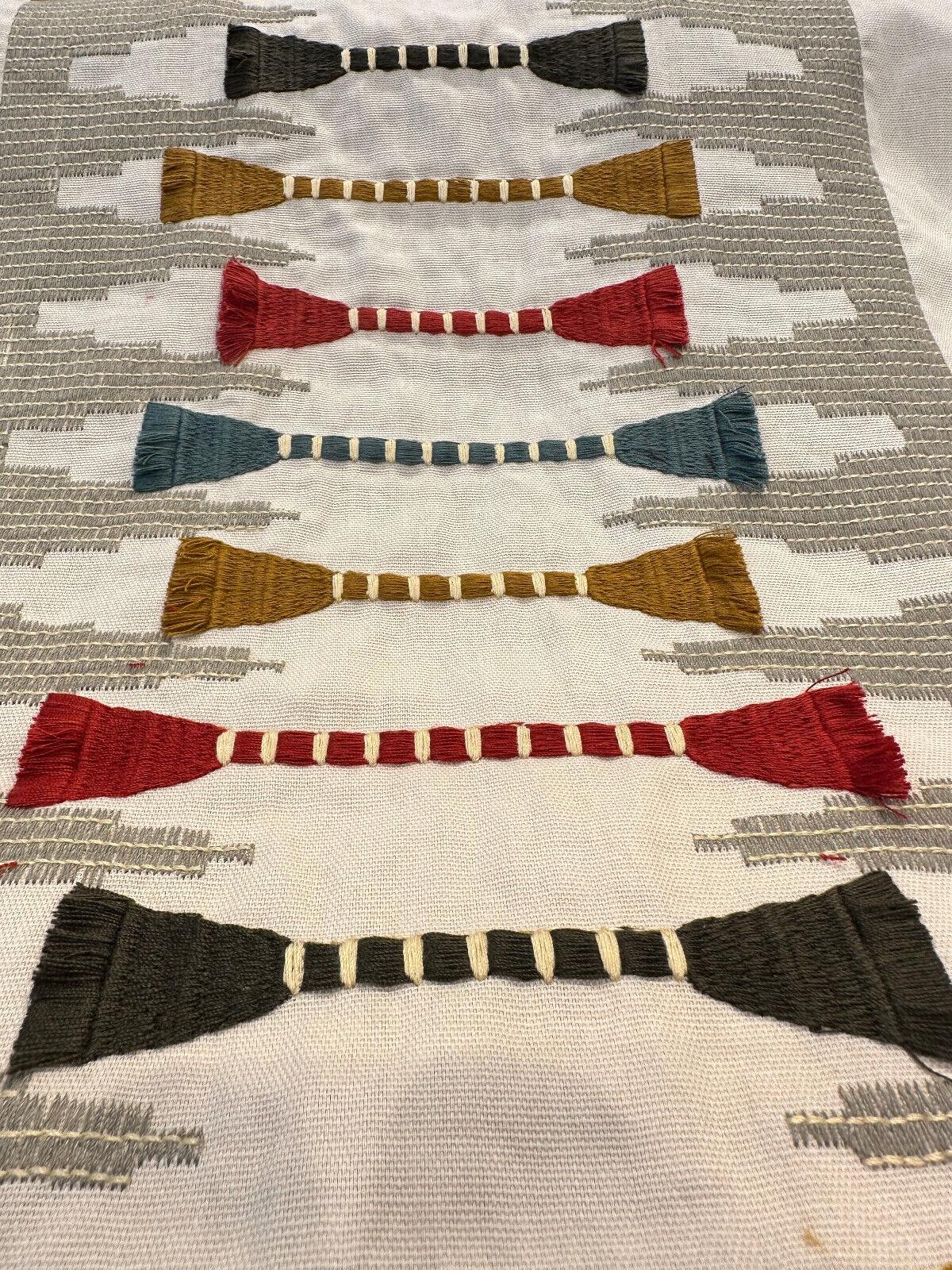 Waverly Le Souk Emb Spice Southwestern Embroidered Fabric - Spice Southwestern Embroidered, 57" Width (1 Yard)