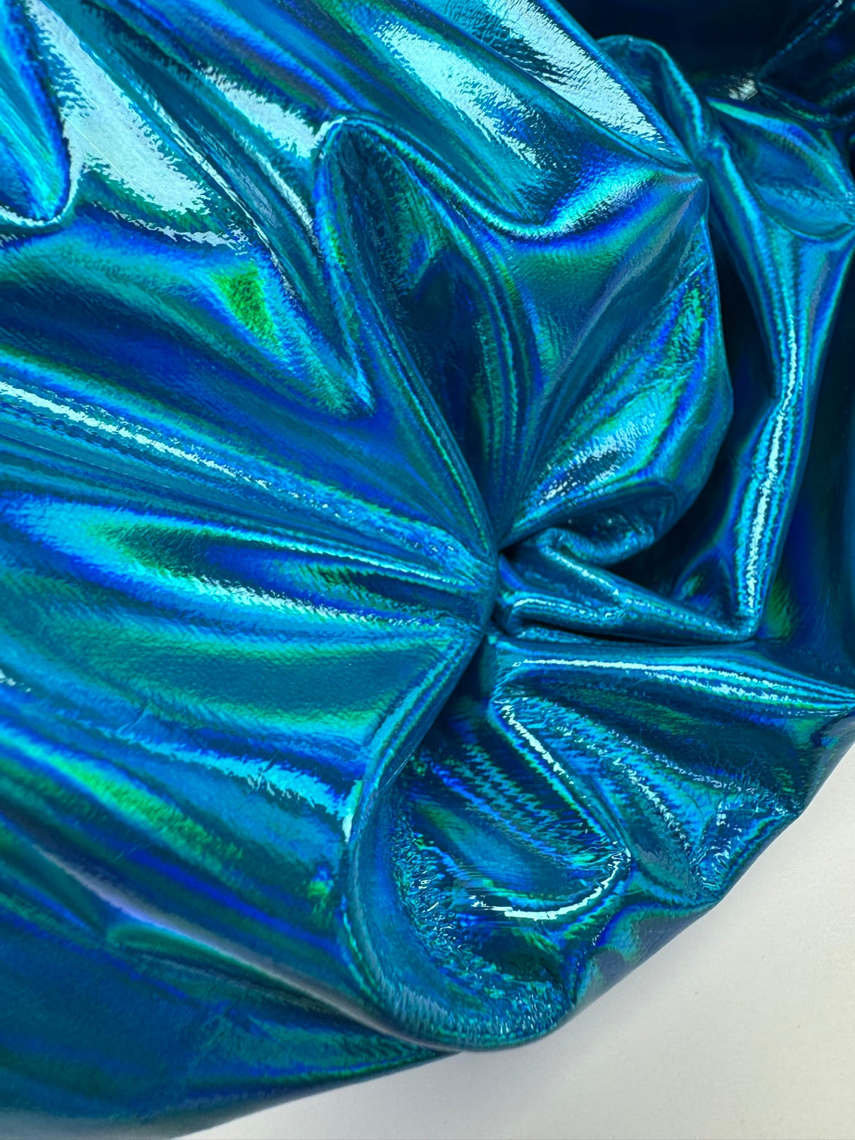 Polyamide Elastane Knitted Fabric Blue