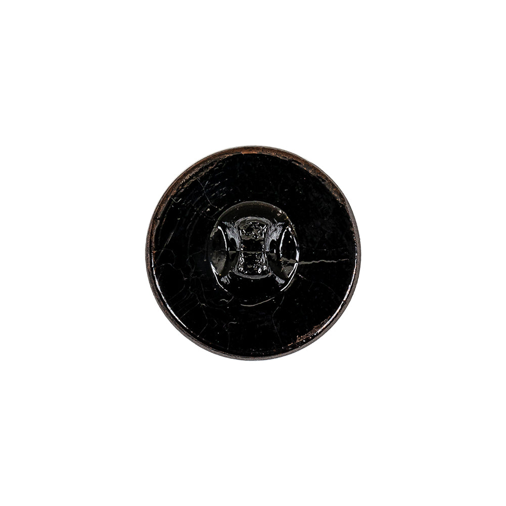 Copper Glass Button - 28L/18mm