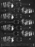 Small Snowman with Scarf Lolly Chocolate Mold