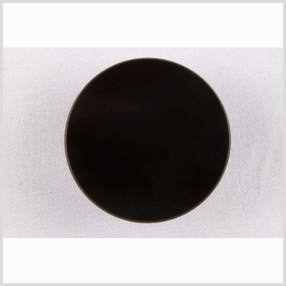 Black Glass Button - 36L/23mm
