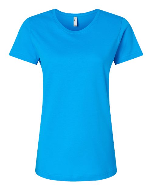 Women's Short Sleeve Crewneck Fine Jersey Tee