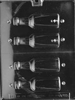 3D Medium Bottles Chocolate Mold