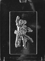 Ballerina Couple Plaque Chocolate Mold - LPK062