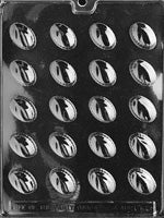 Oval Leaf Chocolate Mold