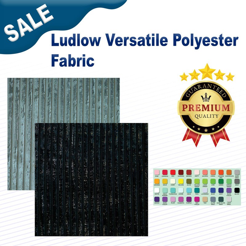 1 Yard Ludlow Versatile Polyester Fabric