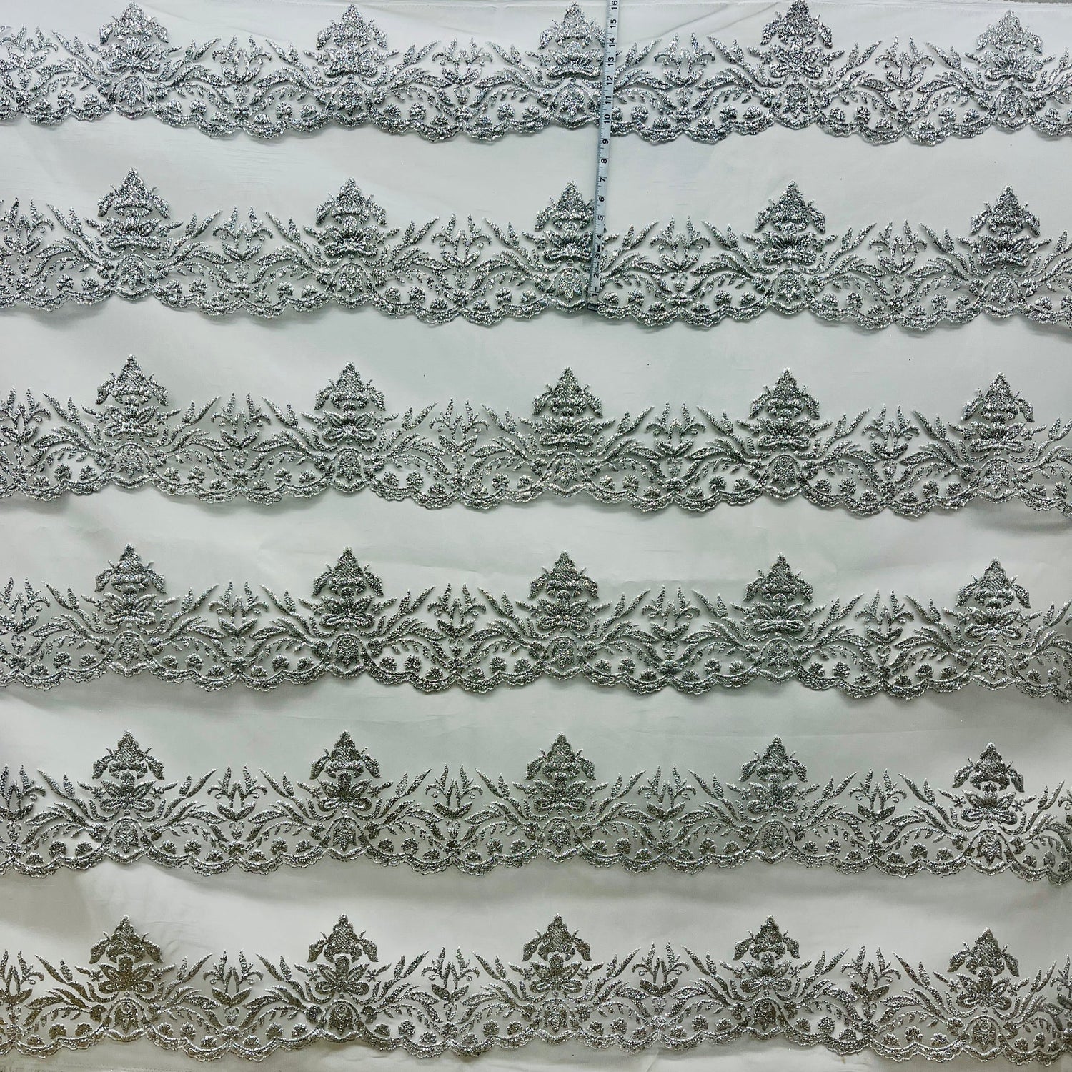 1 Yard Glitter Mesh Fabric | 55" Wide | Sparkling Mesh for Dresses, Costumes & Event Wear