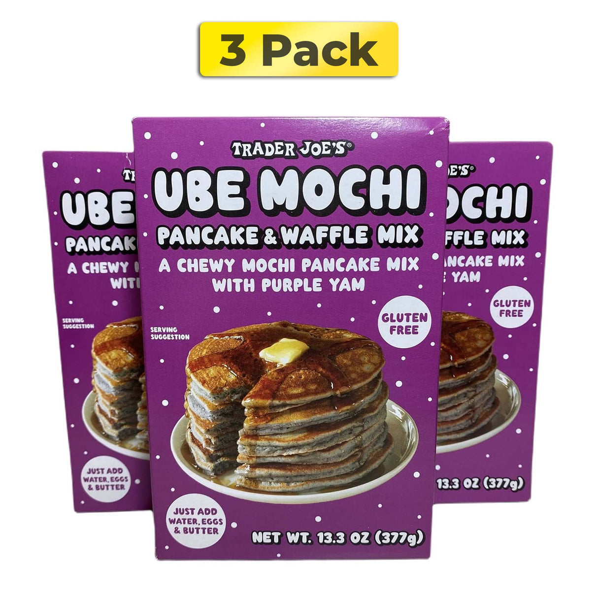 Trader Joe's Ube Mochi Pancake & Waffle Mix | 13.3 oz
