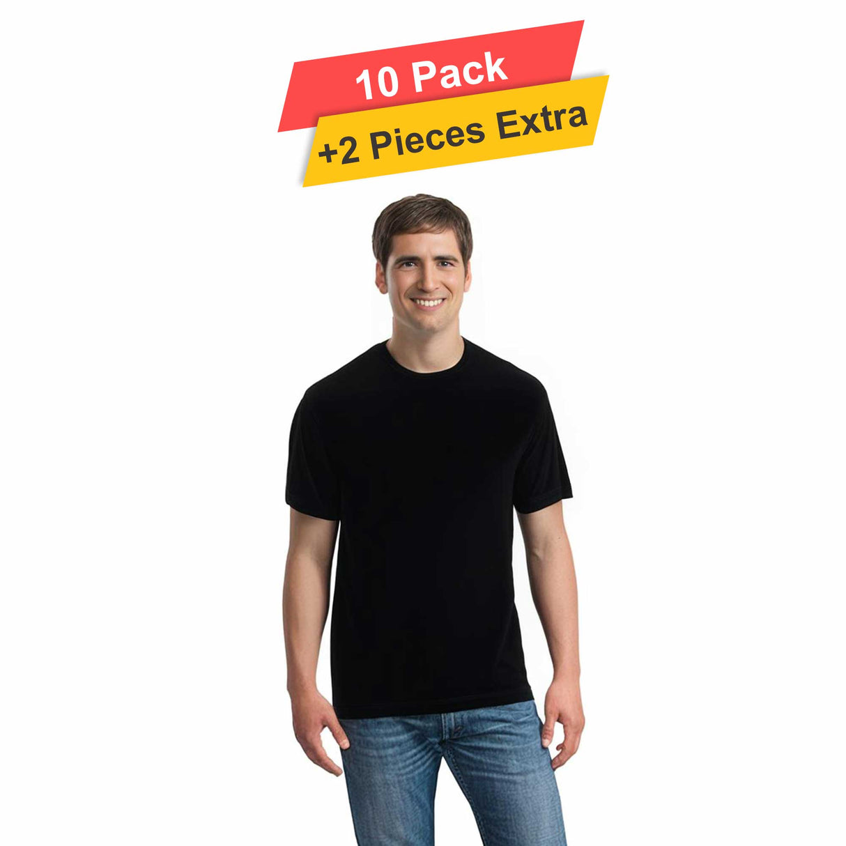 S/S Crew Neck - 10 pack - 100% polyester