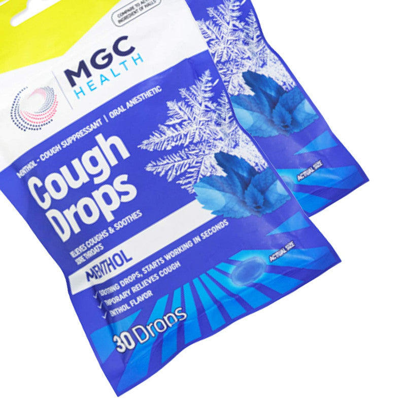 Cough Drops 30ct Menthol MGC Health Soothe