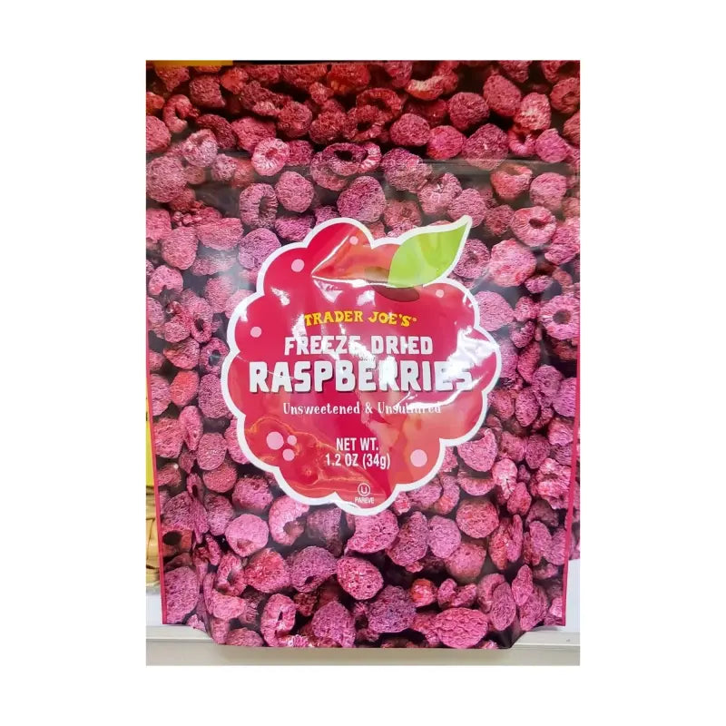 Trader Joe’s Freeze Dried Fruit RASPBERRY - Unsweetened & Unsultared