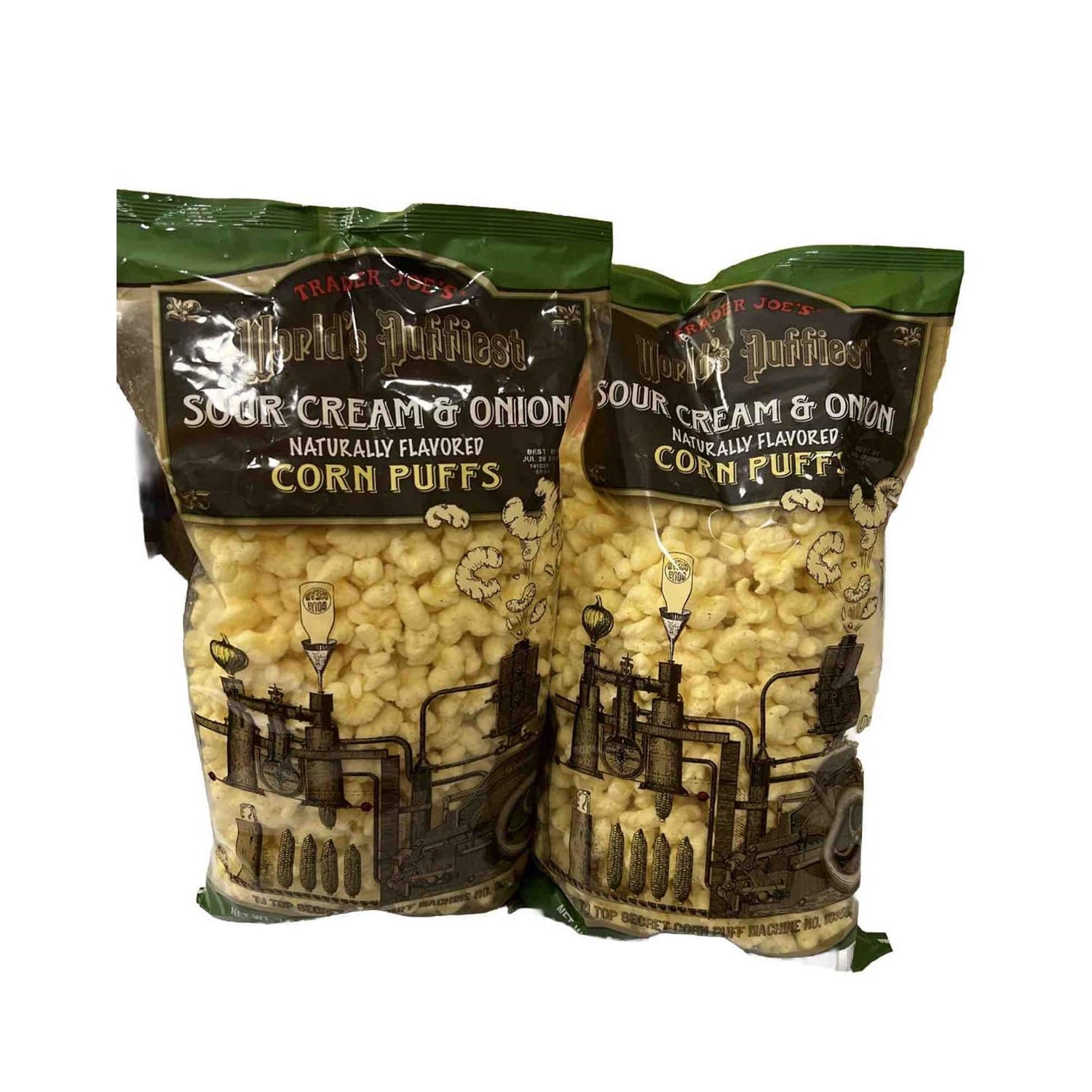 World's Puffiest Sour Cream & Onion Corn Puffs 5 oz