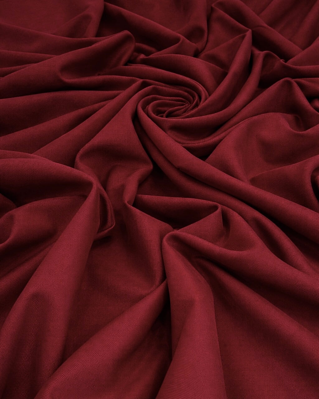 Stretch Denim Look Twill Burgundy