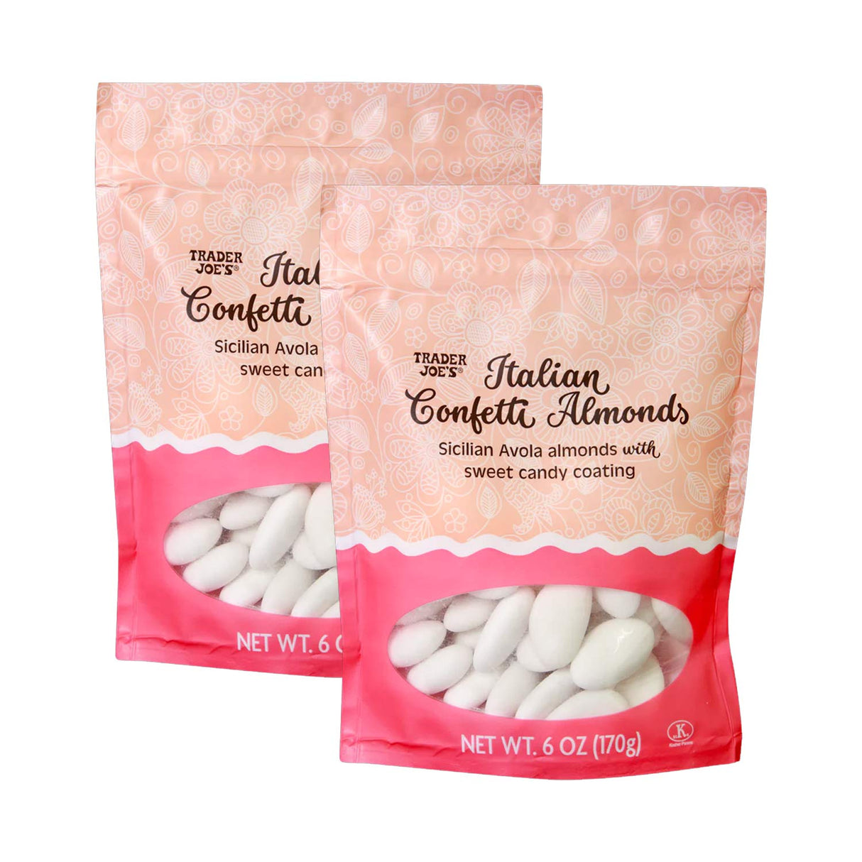 Italian Confetti Almonds 6 oz Crunchy & Sweet