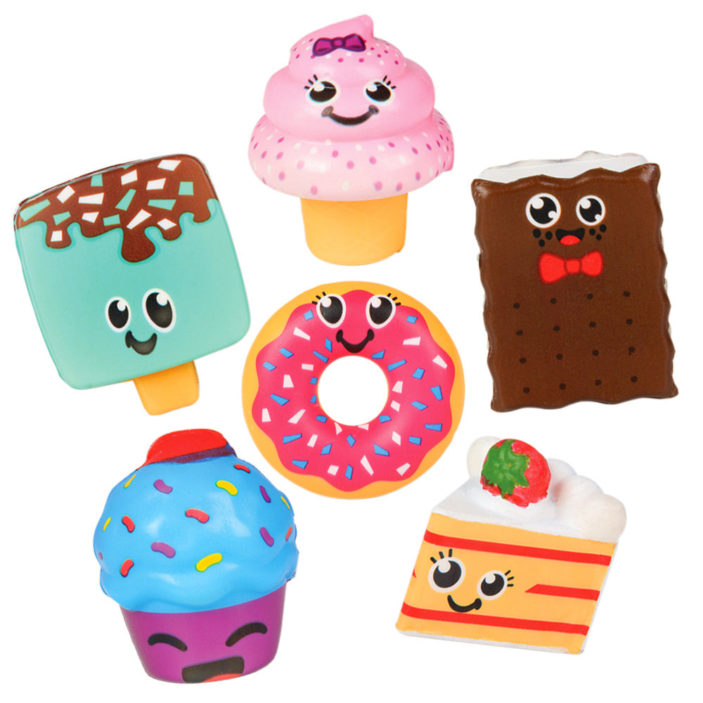 Squish Dessert Fidget Toys (1 DZ)