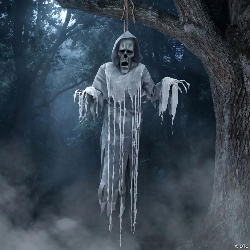 6' Hanging Animated Phantom Halloween Decoration