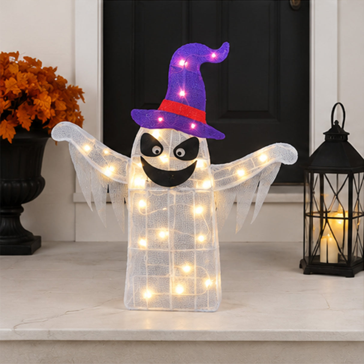 30 Inch Halloween Ghost Decoration Outdoor Yard Decor