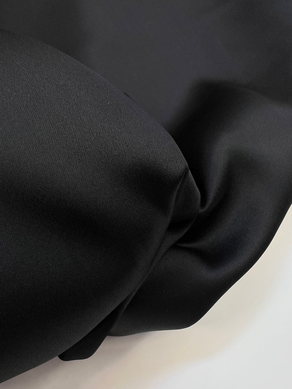 Black Viscose Satin Fabric