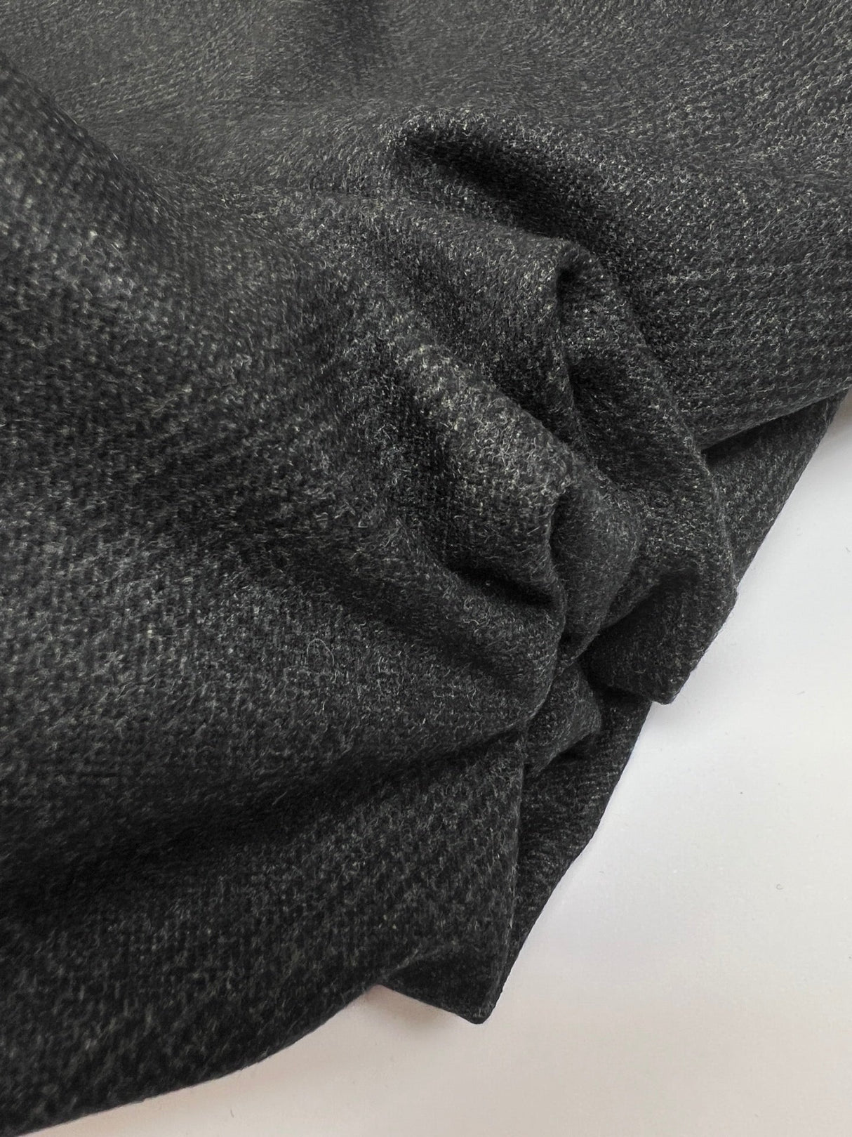 Wool Acrylic Checked Suiting Fabric