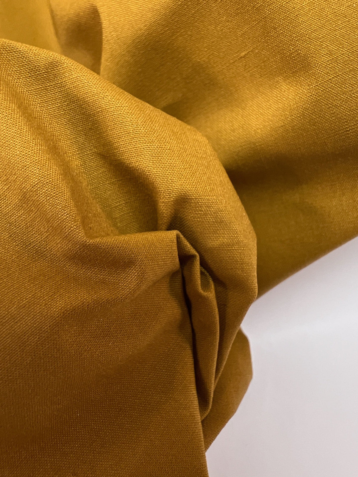 Yellow Cotton Plain Woven Fabric