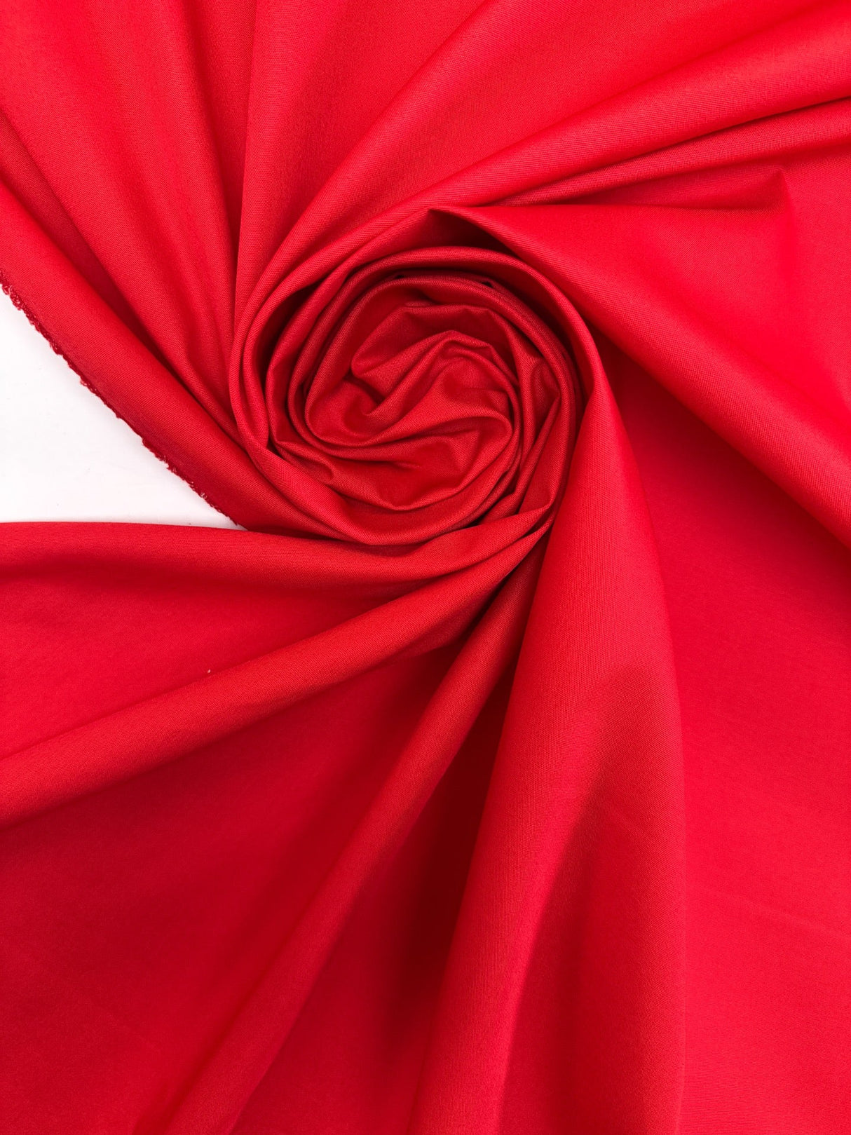 Red Polyester Acetate Woven Fabric