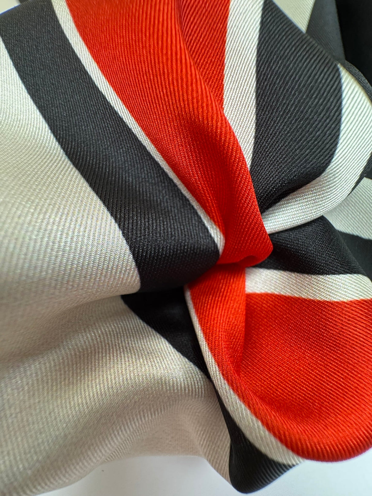 Polyester Sateen Printed Red Multicolour
