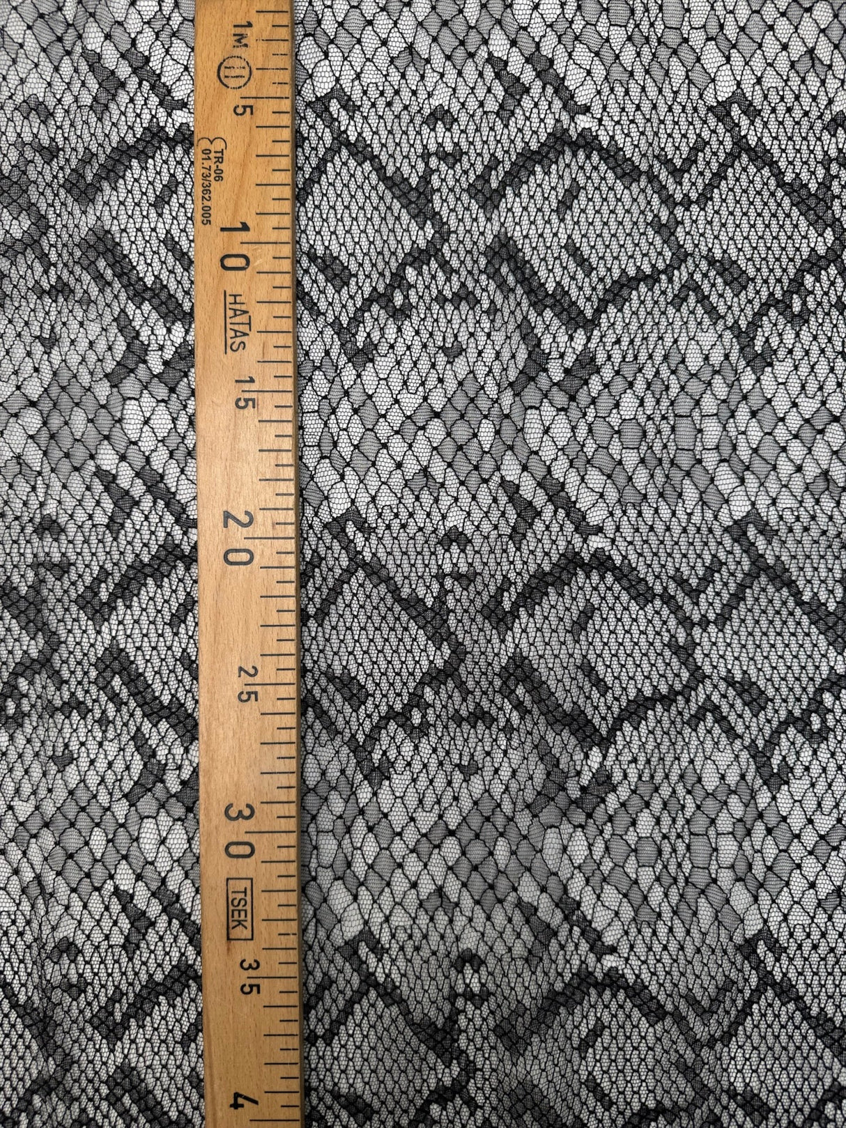 Black Viscose Lace