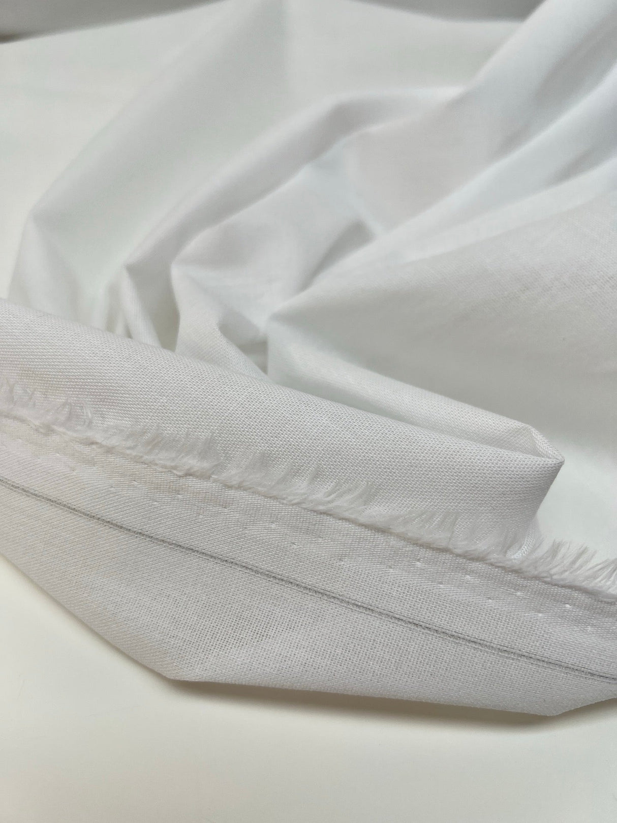 Cotton Interlining White Plain Weave
