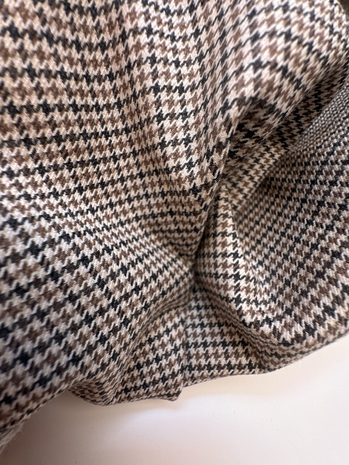 Cotton Bonded Houndstooth Fabric
