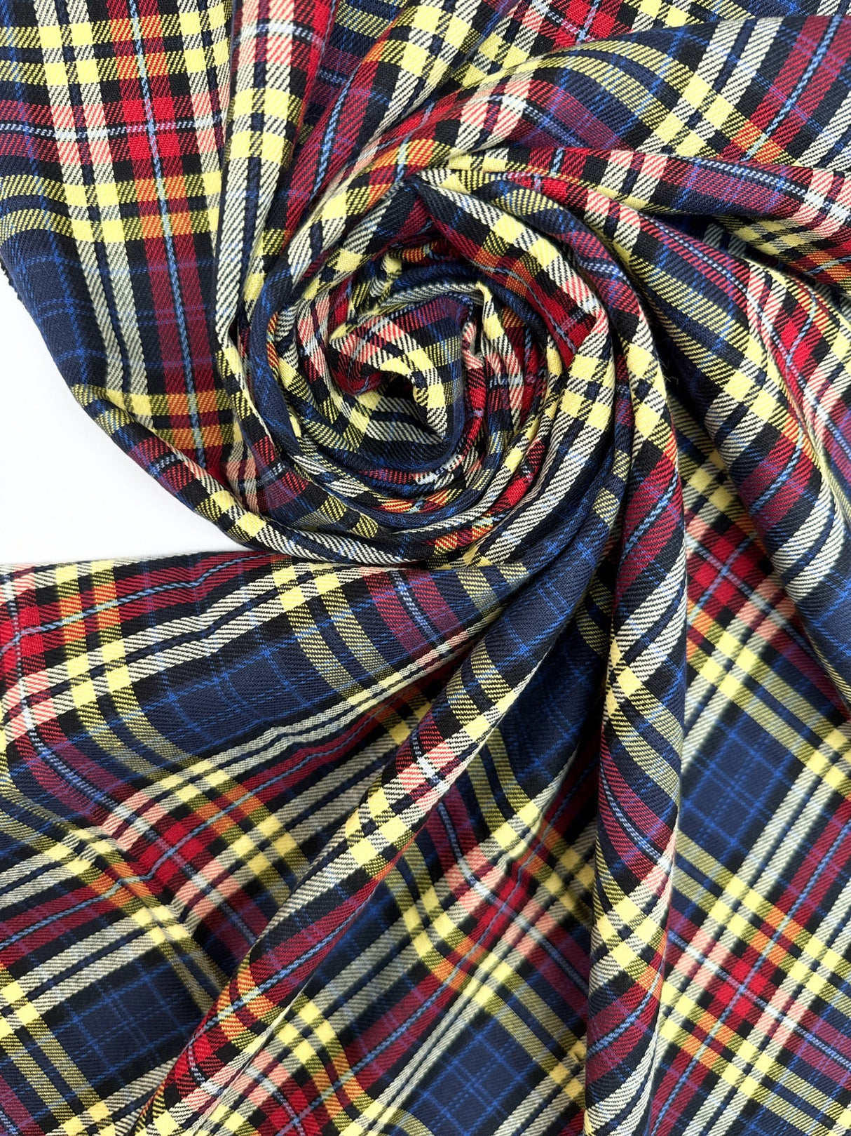 Cotton Tweed Multicolor Checked