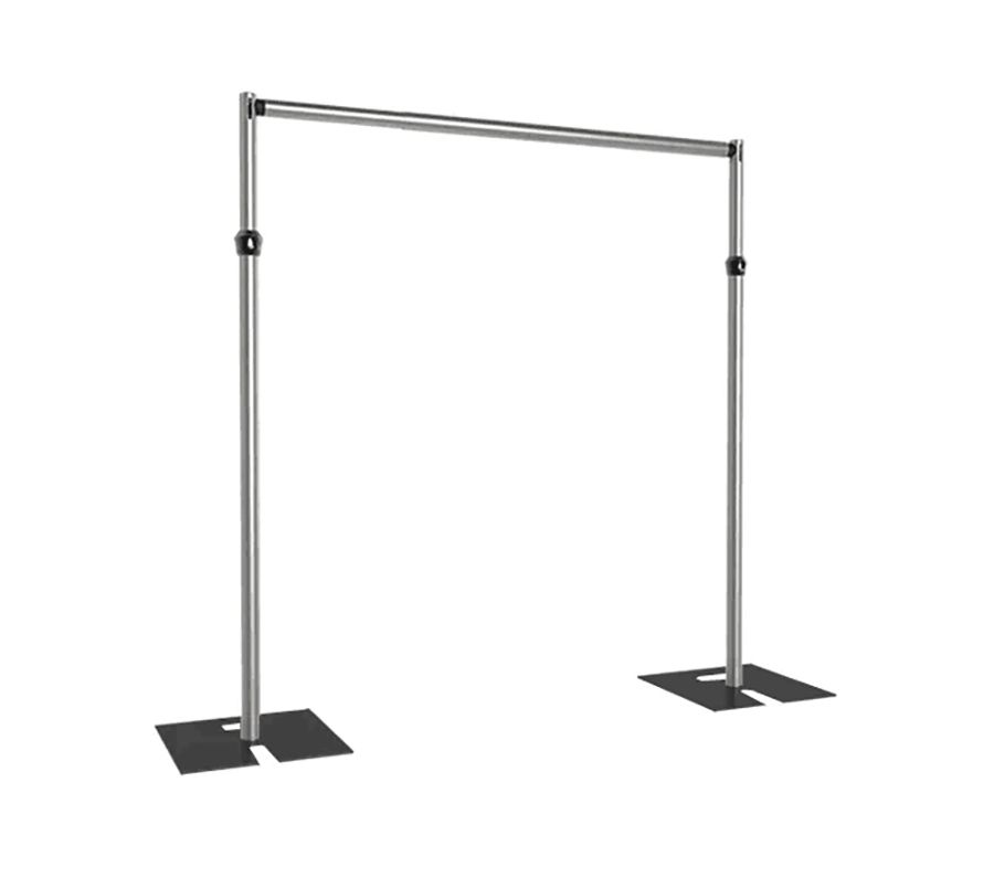 Adjustable Aluminum Backdrop Stand Set 7ft-12ft