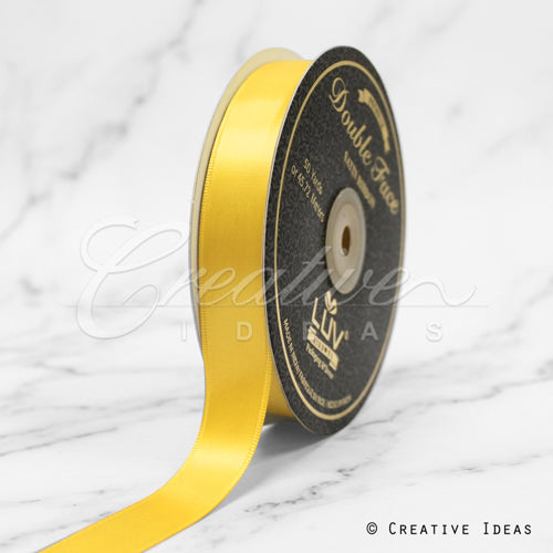 7/8" Double Face Satin-50 Yds (Daffodil)