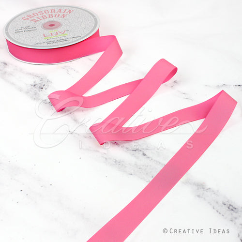 7/8" Grosgrain Ribbon - 50 Yards (Baby Doll Pink)