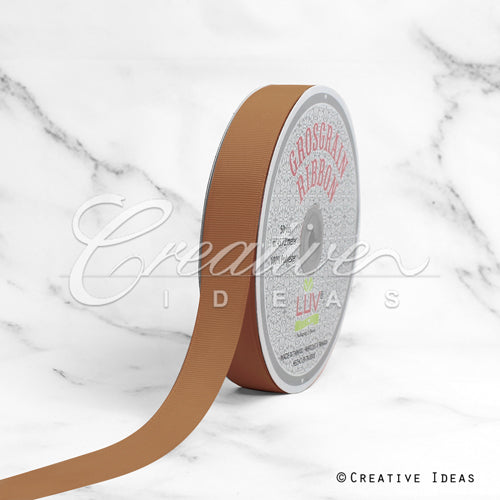 7/8" Grosgrain Ribbon - 50 Yards (Acorn)