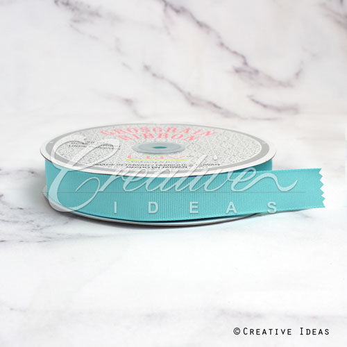 7/8" Grosgrain Ribbon - 50 Yards (Aqua)