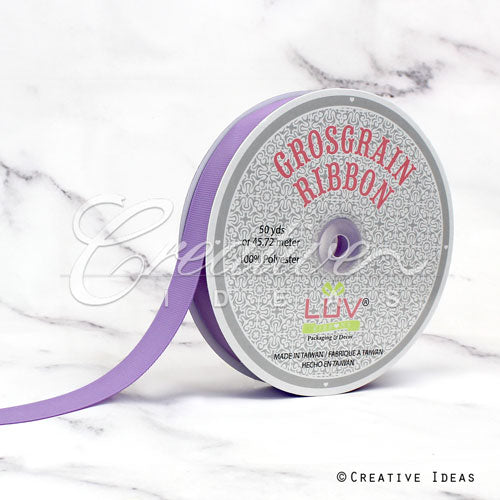7/8" Grosgrain Ribbon - 50 Yards (Lavender)