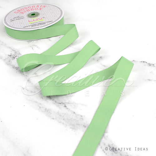 7/8" Grosgrain Ribbon - 50 Yards (Mint Green)