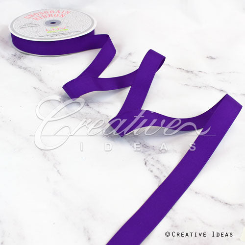 7/8" Grosgrain Ribbon - 50 Yards (Purple)