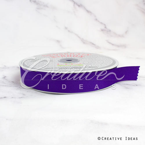 7/8" Grosgrain Ribbon - 50 Yards (Purple)