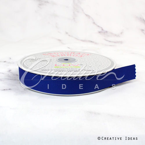7/8" Grosgrain Ribbon - 50 Yards (Royal Blue)