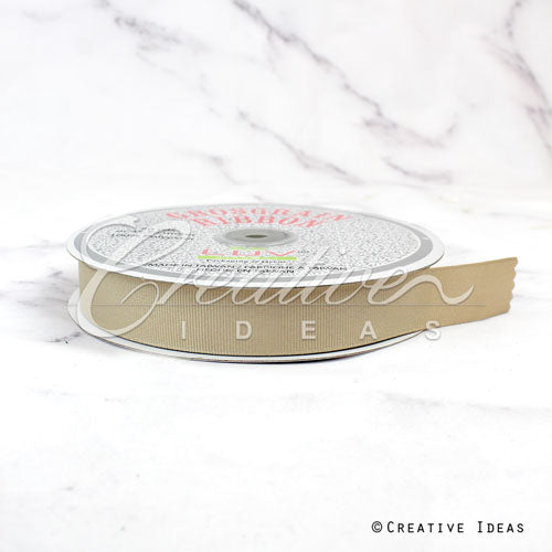 7/8" Grosgrain Ribbon - 50 Yards (Toffee)