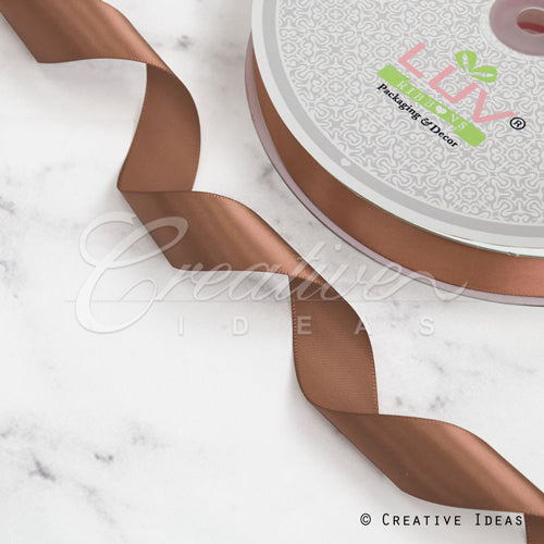 7/8" Single Face Satin-100 Yds (Acorn)