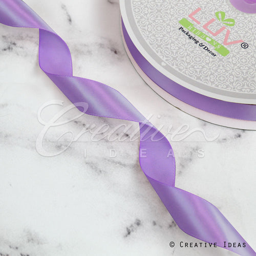 7/8" Single Face Satin-100 Yds (Ube)