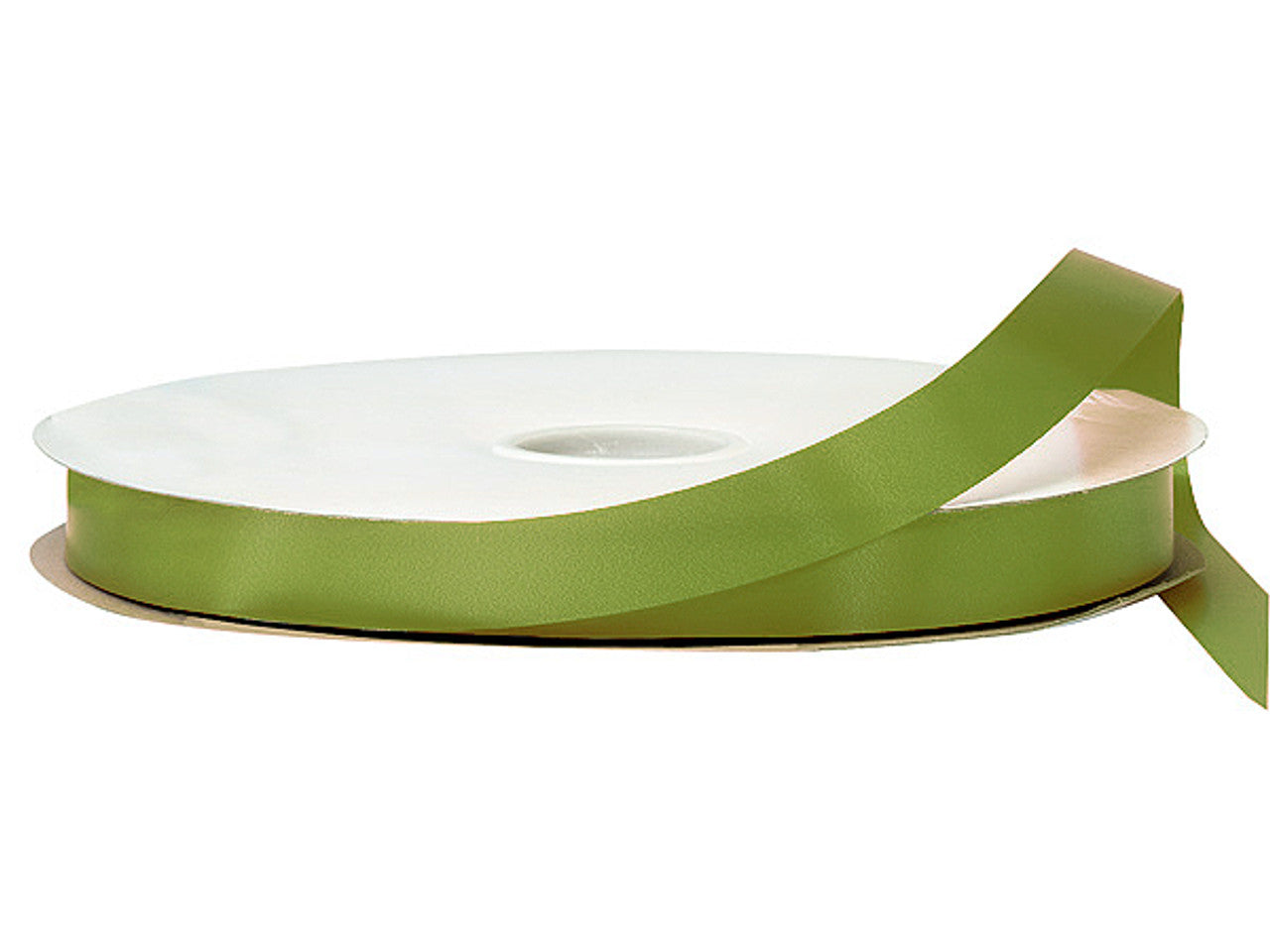 7/8"x100 yard Moss Green Polyester Satin Gift Ribbon