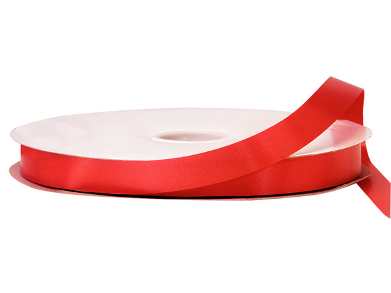 7/8"x100 yard Red Polyester Satin Gift Ribbon