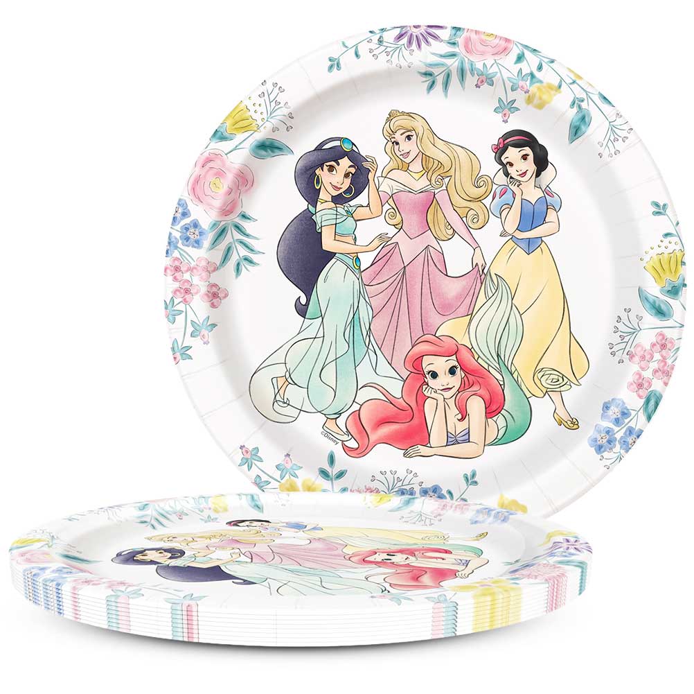 Disney Princess Dessert Plates 8 Pack
