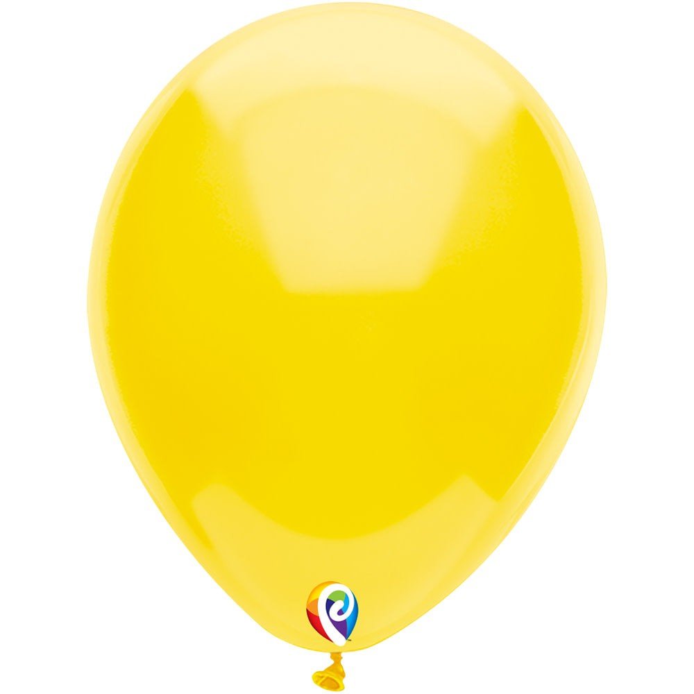 Yellow Latex Balloons 7 Inch Pack