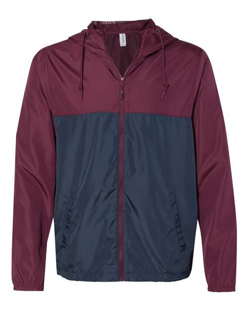 Men's Lightweight Waterproof Windbreaker Full-Zip Jacket