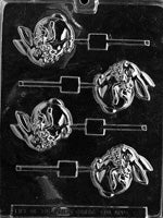 Bunny with Bow Lolly Chocolate Mold